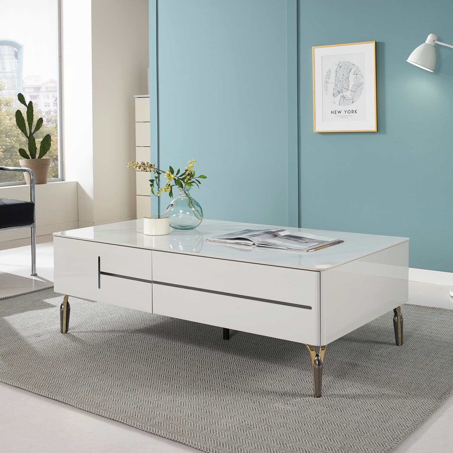 제이 포세린 세라믹 거실테이블 소파테이블 1300