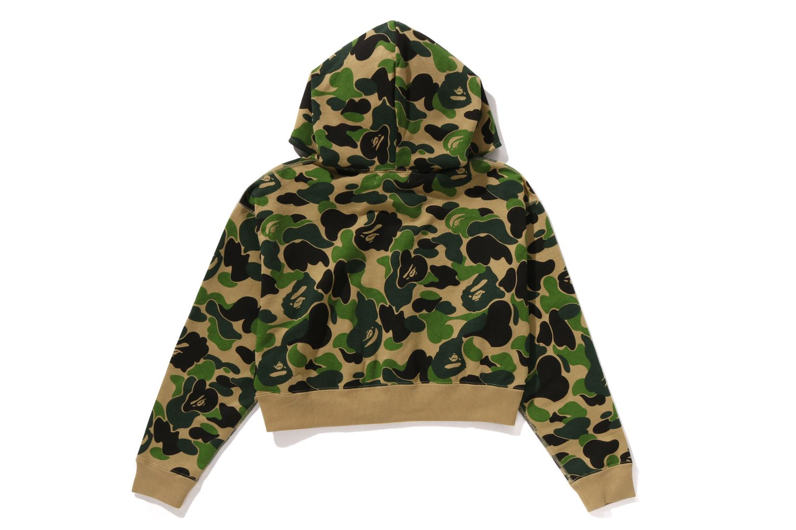베이프 우먼즈 후드집업 ONE POINT ABC CAMO FULL ZIP HOODIE 1K80-215-007 - 상세 이미지 2