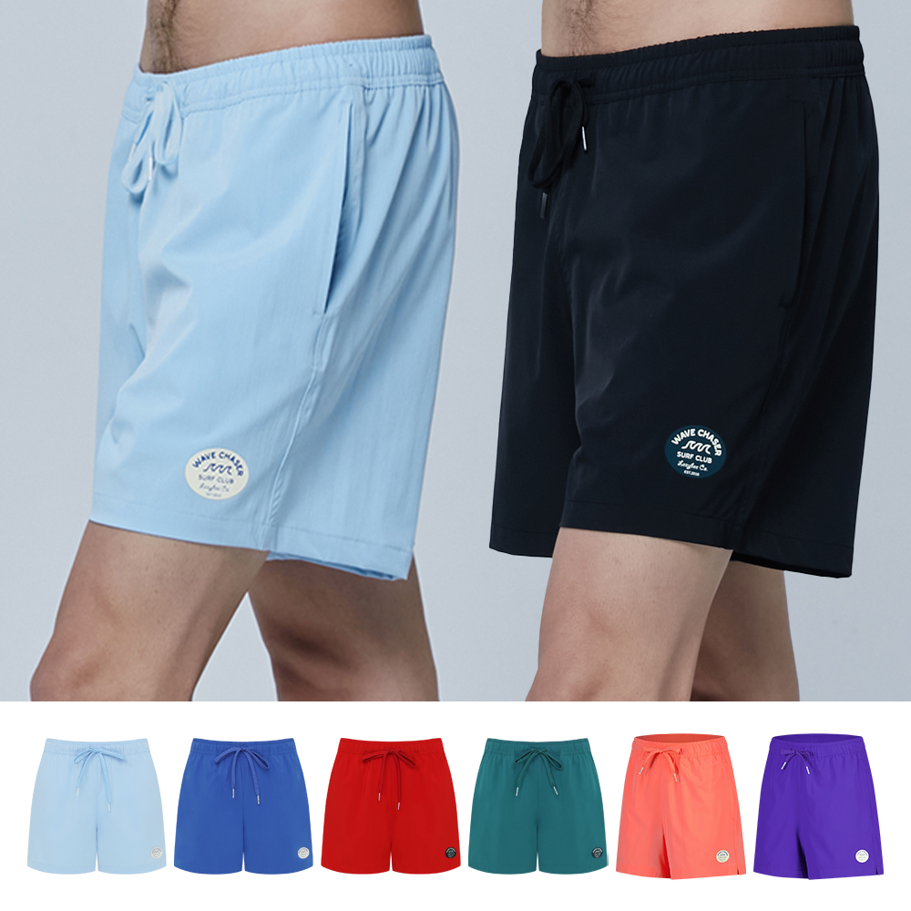 래쉬가드 바지 남자 수영복 반바지 빅사이즈 스윔팬츠 보드숏 블랙 MRP100