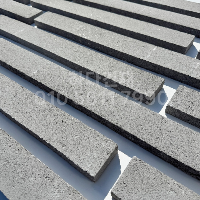 케이 모노타일 국내생산 490x53x19T 실버 / 하다건재 와이드 롱브릭타일