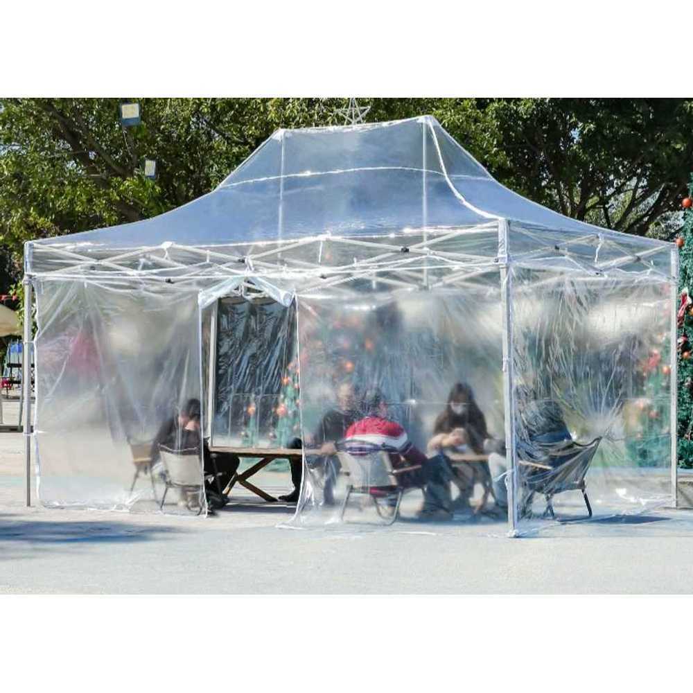 투명 텐트 천막 바람막이 방수포 캐노피 포장마차천막 3x3m - 상품 이미지
