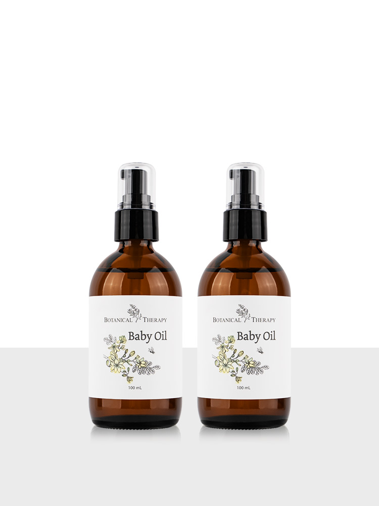 보타니컬테라피 베이비 유기농 오일 신생아 마사지 3개월 6개월 100ml, 2개