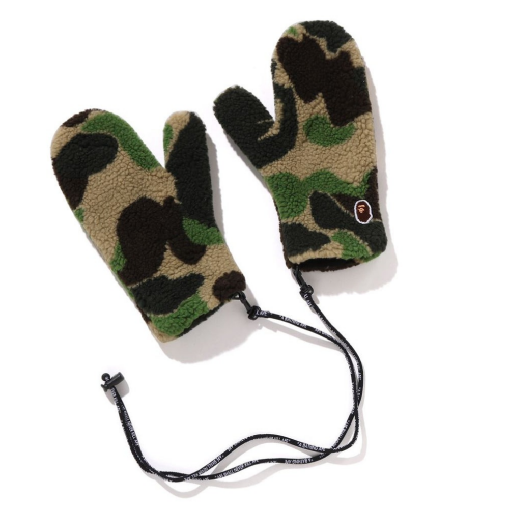 베이프 우먼즈 장갑 SABC CAMO BOA MITTENS 1K80-282-004 - 상품 이미지