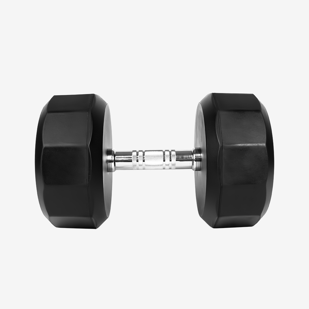 에코스포츠 프리미엄 12각 고무 덤벨 35kg, 1개 - 상세 이미지 2