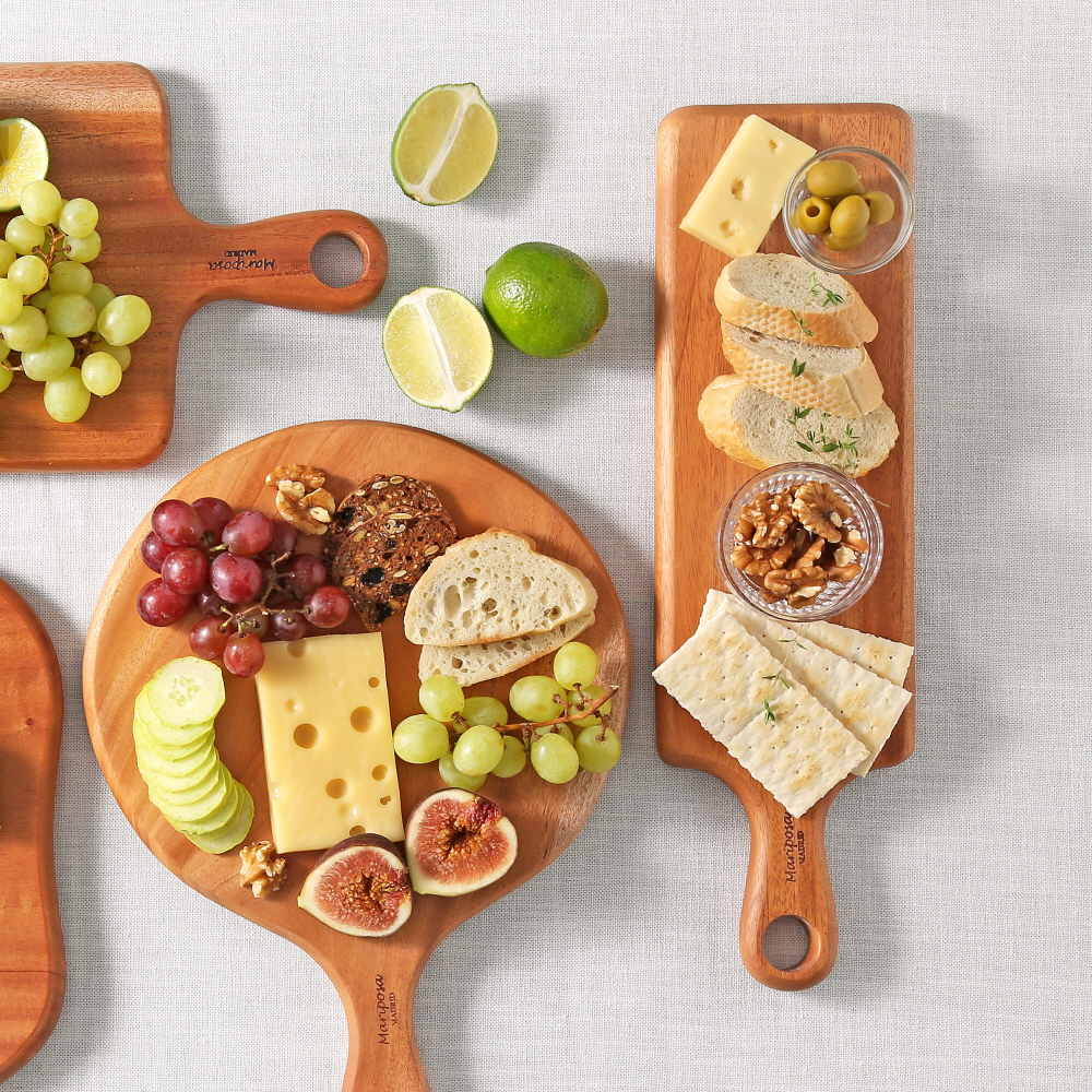 마리포사 마호가니 나무도마 원목도마 플레이팅 / 42cm, 사각 롱슬림