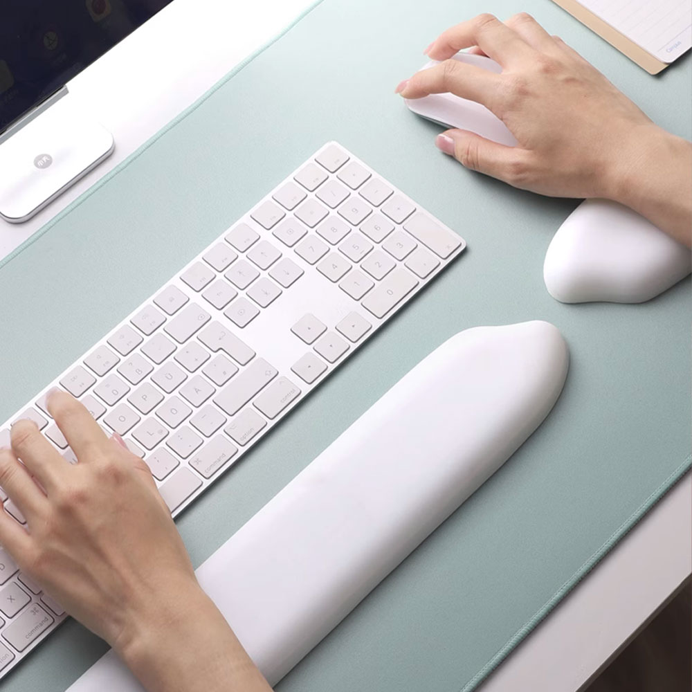 일상이지 팜레스트 쌀알 키보드 손목 받침대 실리콘 컴퓨터 마우스 손목 쿠션 패드