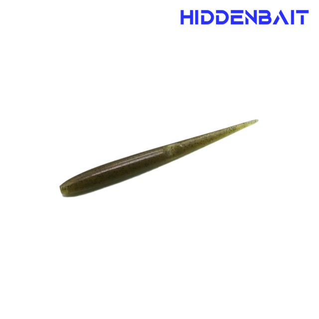 히든베이트 테베 소프트 저크베이트 배스웜 배스낚시 H006 GRAY RED BLACK, 10cm(4인치) - 상세 이미지 5