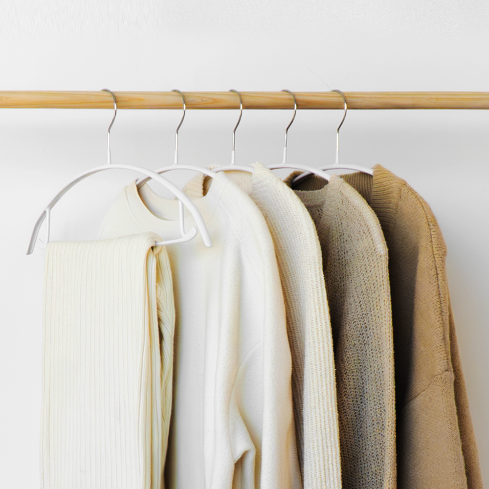 에이비박스 논슬립 어깨뿔방지 니트 라운드 옷걸이 멀티 10P