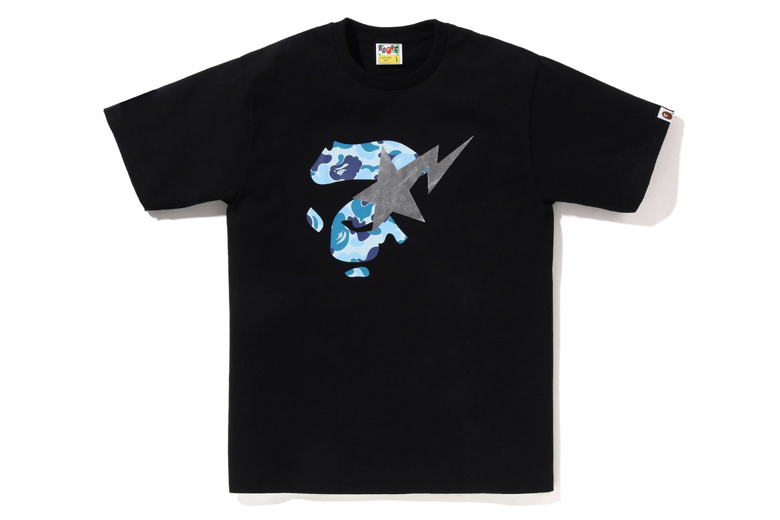 베이프 반팔티 ABC CAMO APE FACE STA TEE 1K80-110-009 - 상세 이미지 3