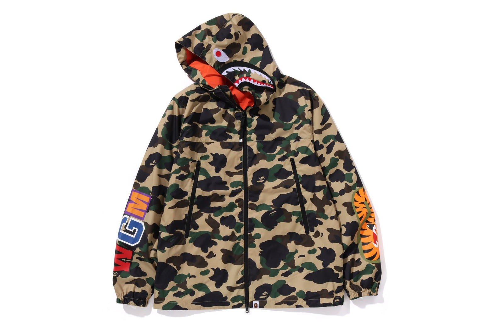베이프 자켓 1ST CAMO SHARK HOODIE JACKET 1K70-140-010 - 상세 이미지 4