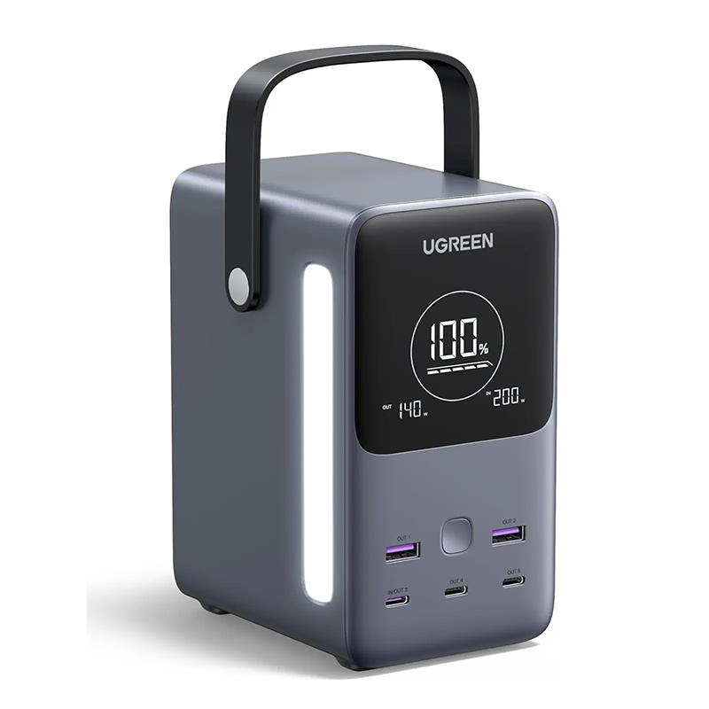 UGREEN 300W 파워뱅크 대용량 보조배터리 48000mAh 노트북 충전 배터리량 표시