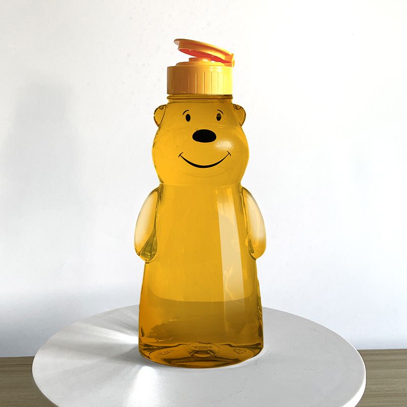 커버풀 스마일 곰돌이 꿀병 꿀 소분 용기, 5개, 360ml - 상품 이미지