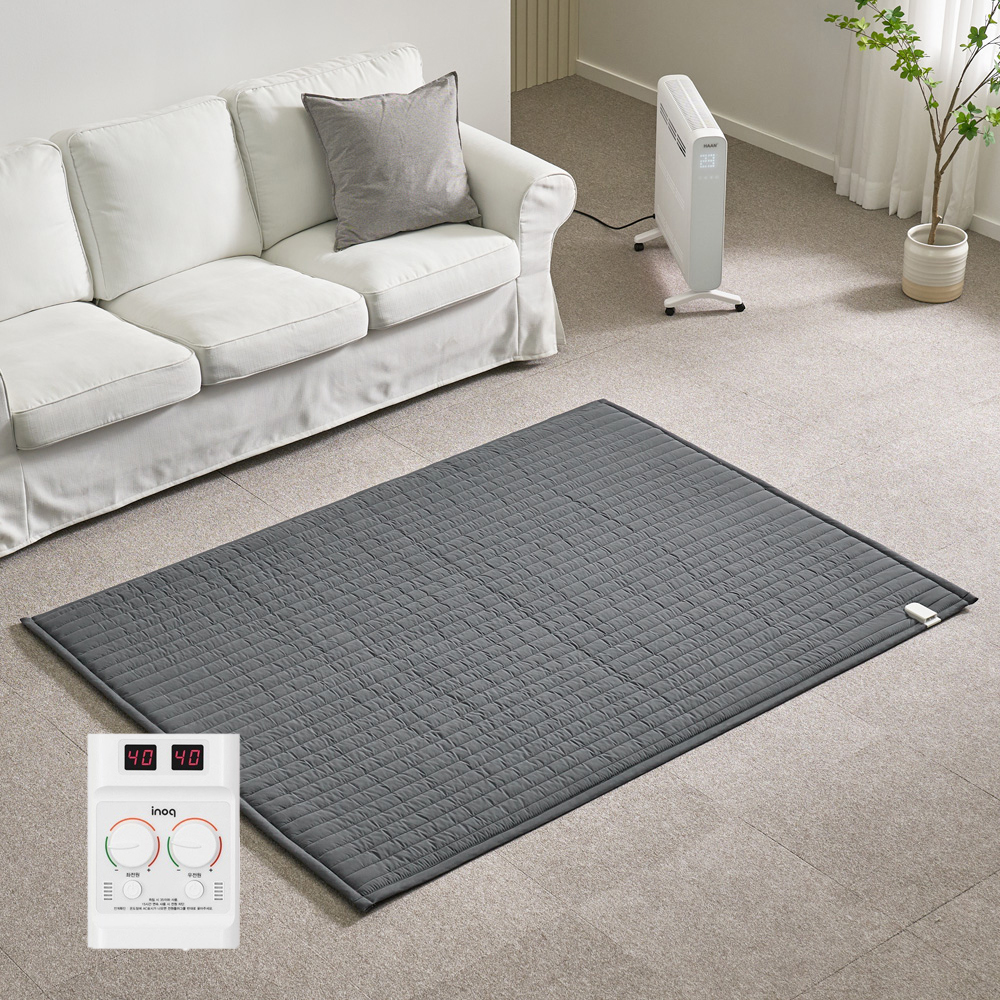 EMF 전자파안심 그래핀 M2 알러가드 탄소매트 초극세사 세탁 킹더블 좌우 분리난방