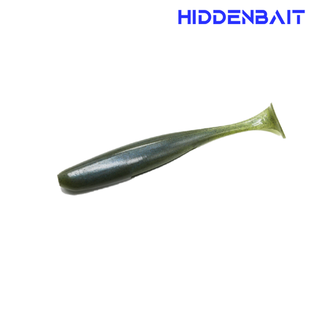 히든베이트 타이탄 쉐드웜 소프트베이트 배스루어 H006 GRAY RED BLACK, 11cm - 상세 이미지 4