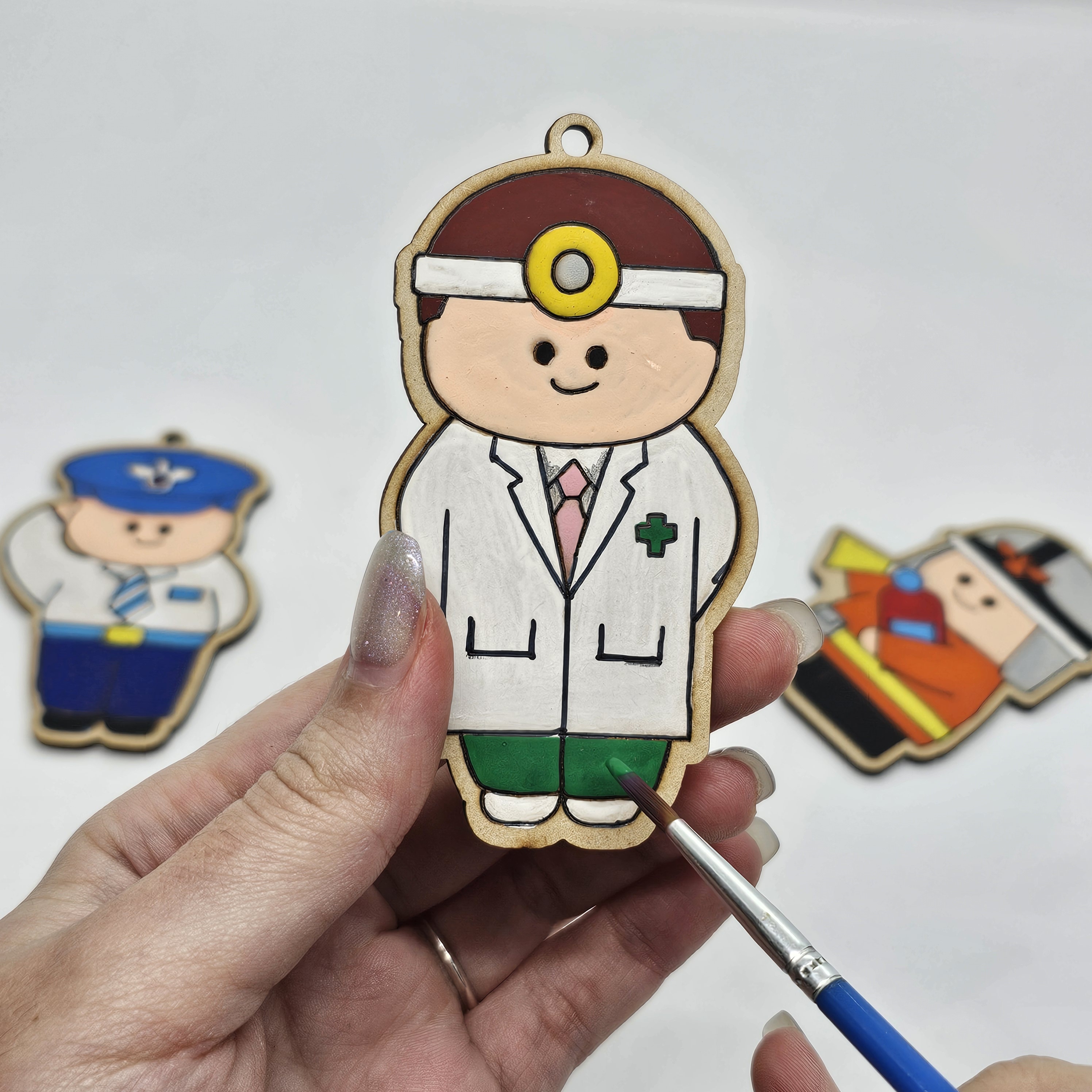 아이두DIY 나의 장래희망 키링 의사 진로교구 만들기 신학기 자기소개 입학 - 메인 이미지