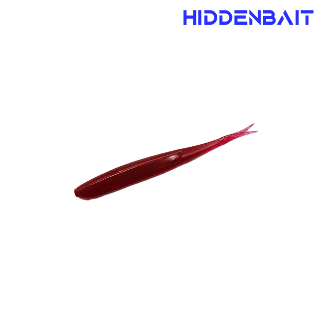 히든베이트 티오네 배스웜 소프트웜 바다루어 소프트베이트 H001 DARK BLACK, 8.3cm - 상세 이미지 5