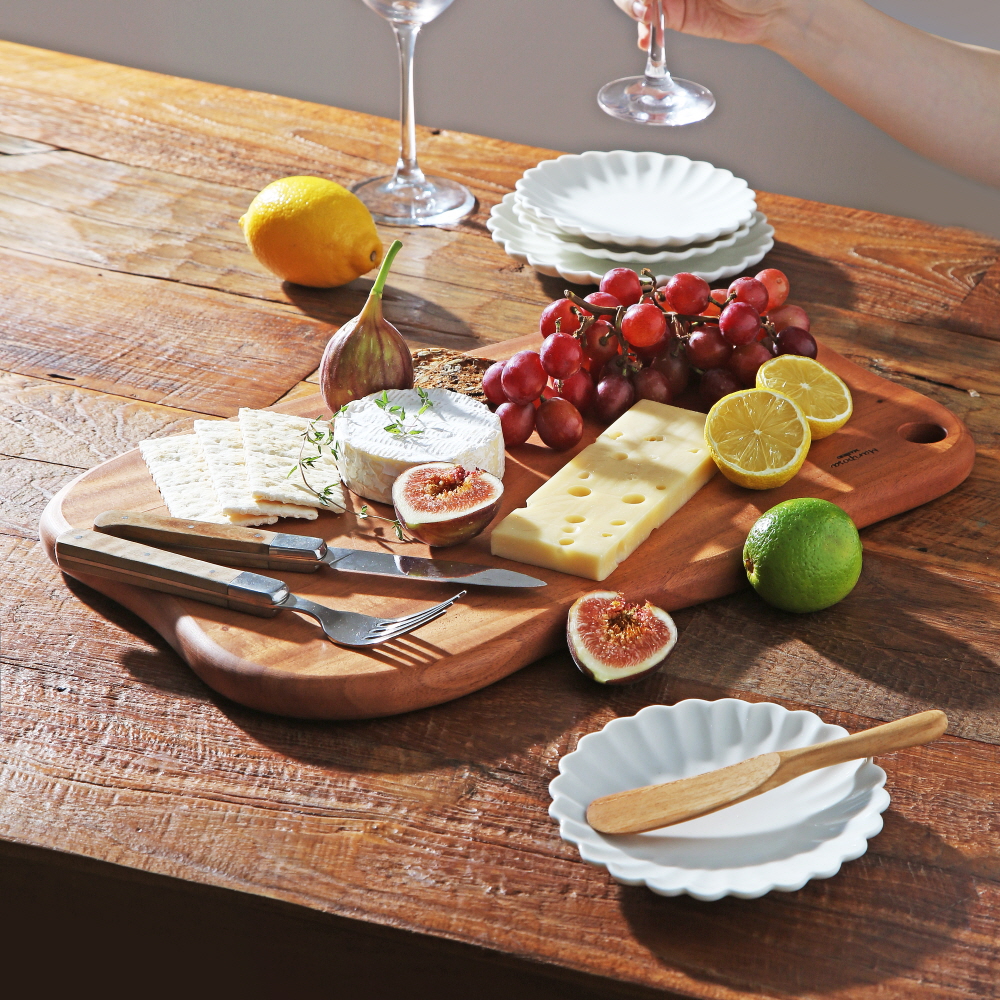 마리포사 마호가니 나무도마 원목도마 플레이팅 / 45cm, 버블(대) - 상세 이미지 2