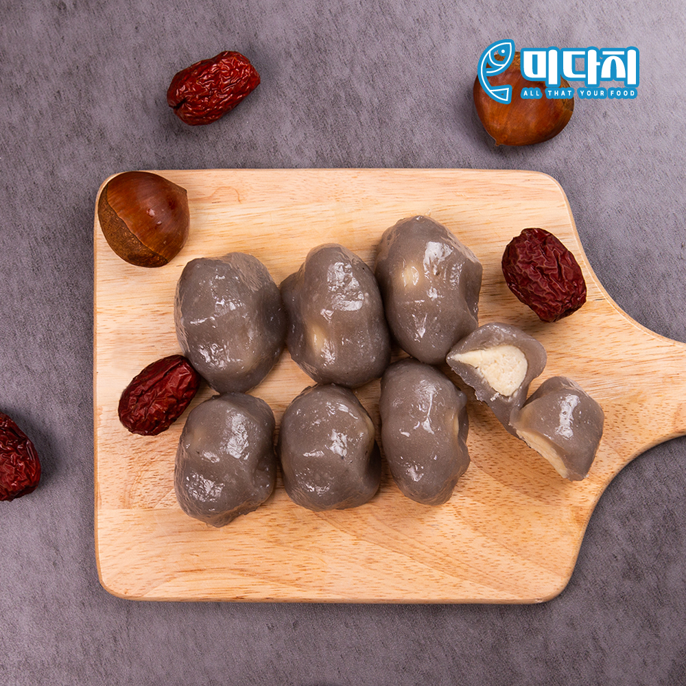 직접 만든 콩 앙금이 듬뿍 담백 쫀득한 명절 감자송편 1kg 2봉 영양간식 뷔페 행사떡 - 상세 이미지 5