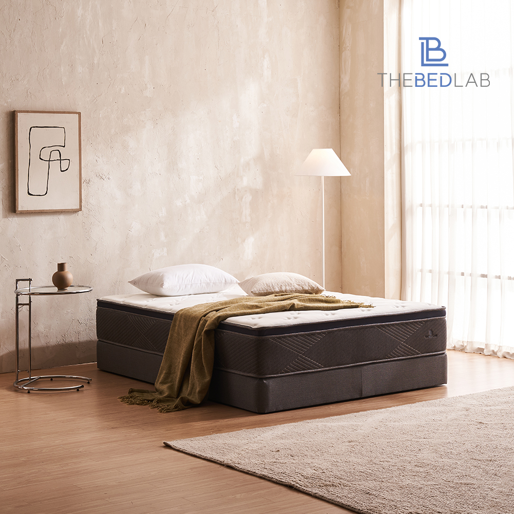 더베드랩 호텔식 무헤드침대프레임 평상형 패브릭 침대파운데이션(SS Q K LK)