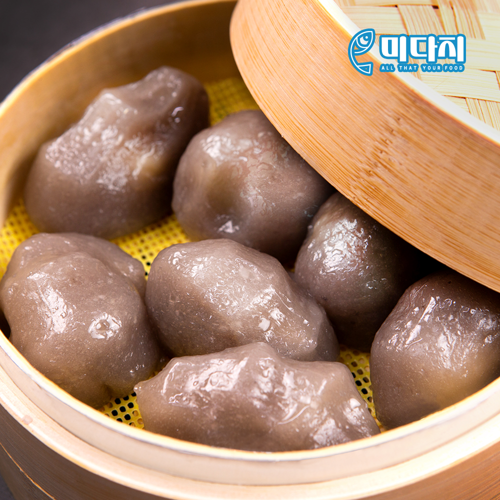 직접 만든 콩 앙금이 듬뿍 담백 쫀득한 명절 감자송편 1kg 2봉 영양간식 뷔페 행사떡 - 상세 이미지 2