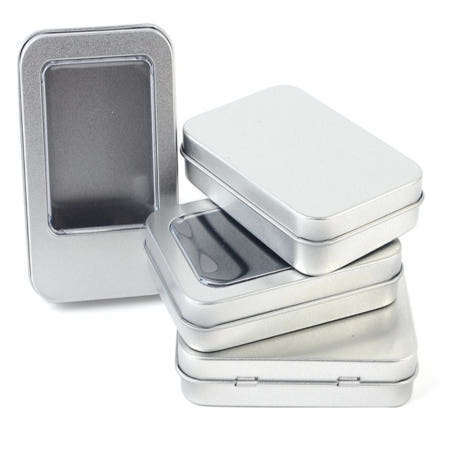 다목적 사각 틴케이스 소형 철재보관함 소품수납통 철케이스 철제상자 작은깡통