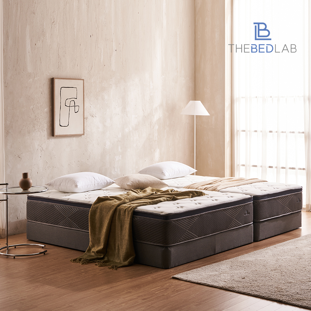 더베드랩 호텔식 무헤드침대프레임 평상형 패브릭 침대파운데이션(SS Q K LK)