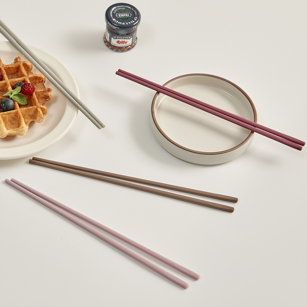 마미스테이블 정교한 그립감 최상급 식품등급 실리콘 젓가락 제품 이미지