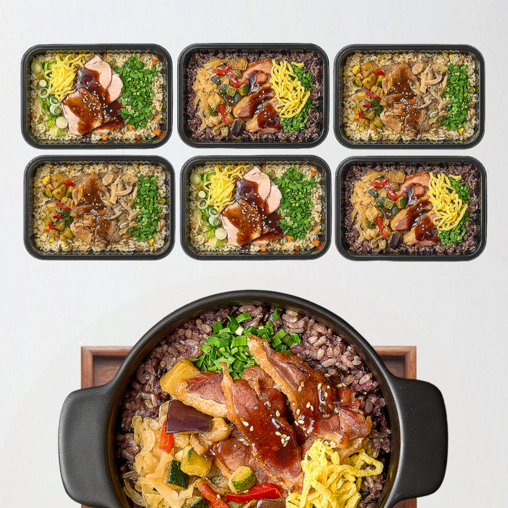 당뇨도시락 환자 식단배달 3종 6팩 점심구독 임당 반찬배달 냉동도시락 양많은 아침 저녁