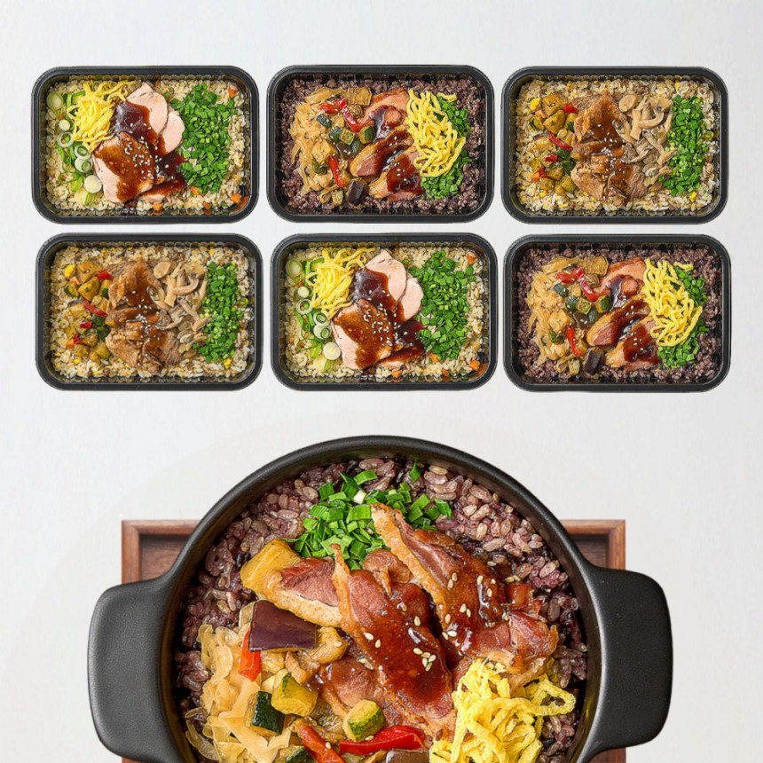 당뇨도시락 환자 식단배달 3종 6팩 점심구독 임당 반찬배달 냉동도시락 양많은 아침 저녁 사진 1