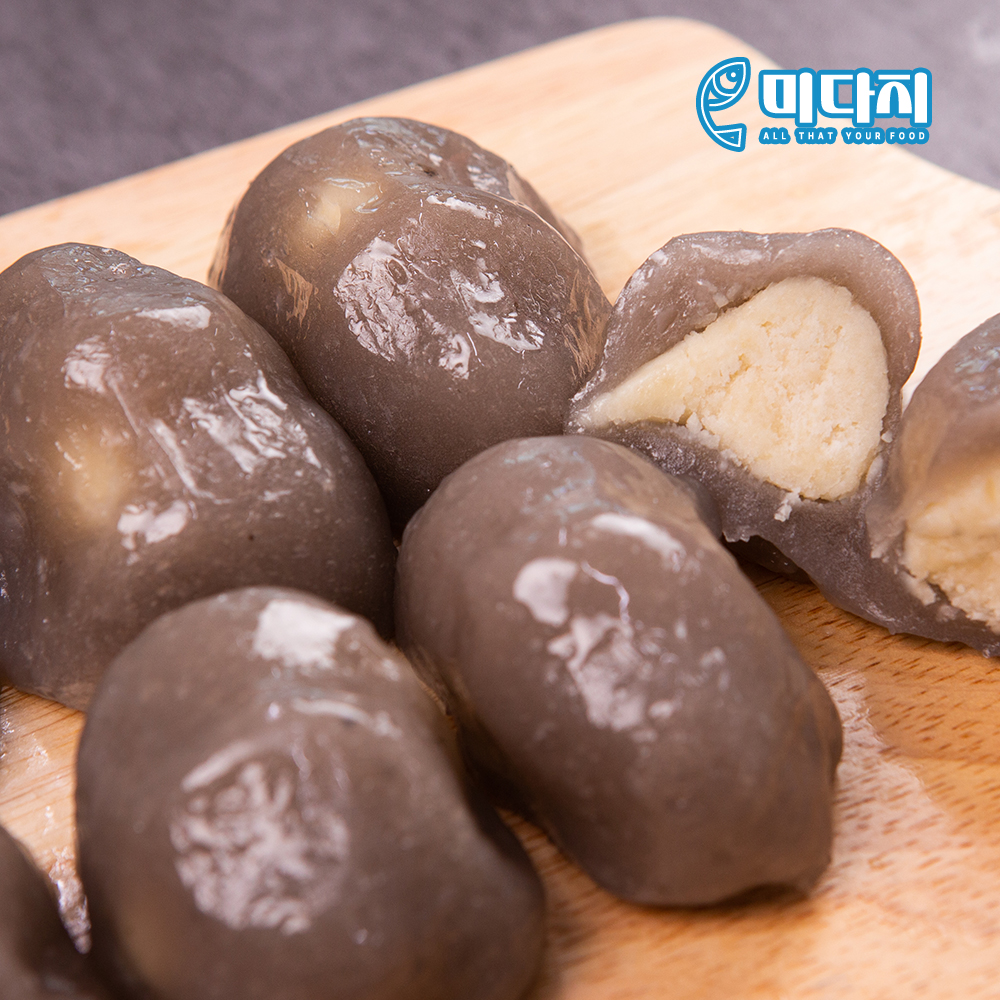 직접 만든 콩 앙금이 듬뿍 담백 쫀득한 명절 감자송편 1kg 2봉 영양간식 뷔페 행사떡 - 상세 이미지 3