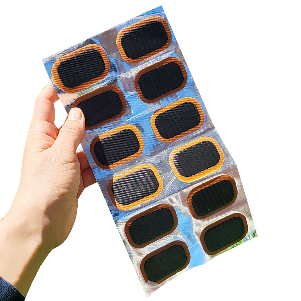 자전거 수리 공구 키트 자전거빵구 정비 펑크 패치 24개 24mm 33mm 휴대용 본드 - 상세 이미지 2