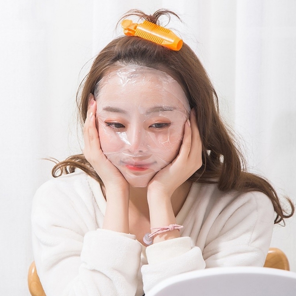비닐마스크팩 얼굴비닐팩 일회용 관리실 100매 - 상세 이미지 3