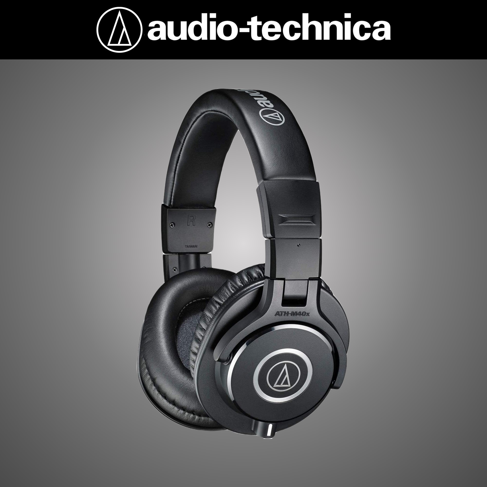 오디오테크니카 ATH-M40X 밀폐형 스튜디오 모니터링 헤드폰 AUDIO TECHNICA - 상품 이미지