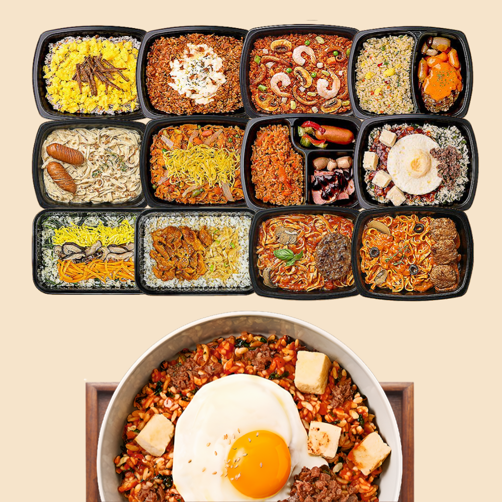 저당도시락 냉동도시락 12종 점심 반찬배달 직장인 아침 저녁 건강 편의점 정기배송 간편