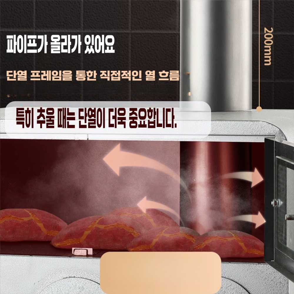 고구마 기계 상업용 장작 숯불 구운 옥수수 군고구마기계 편의점 숯 9구/1대8소 문형 (바퀴 없음) - 상세 이미지 2