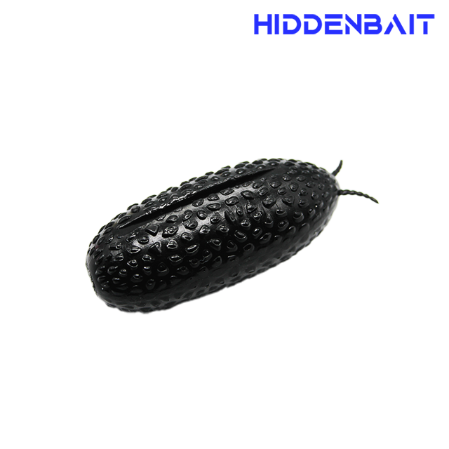 히든베이트 헬레네 고비중 배스웜 배스낚시 소프트웜 H001 DARK BLACK, 23g - 상품 이미지