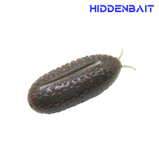 히든베이트 헬레네 고비중 배스웜 배스낚시 소프트웜 H007 PUMPKIN RED, 23g - 상품 이미지