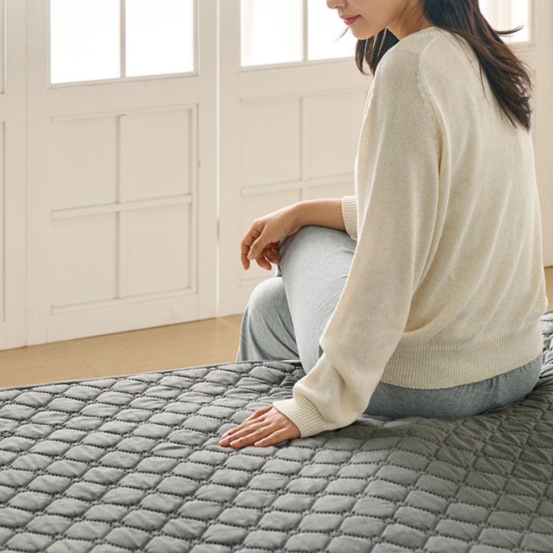 미니 온열매트 침대용 전기매트 싱글 침대용 탄소 장판