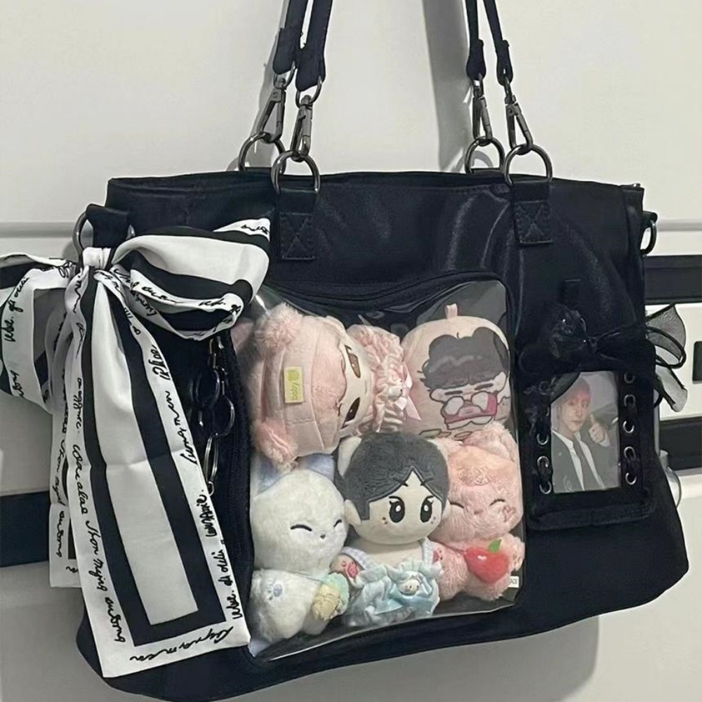 덕질가방 콘서트가방 굿즈 투명 pvc 숄더백 크로스백