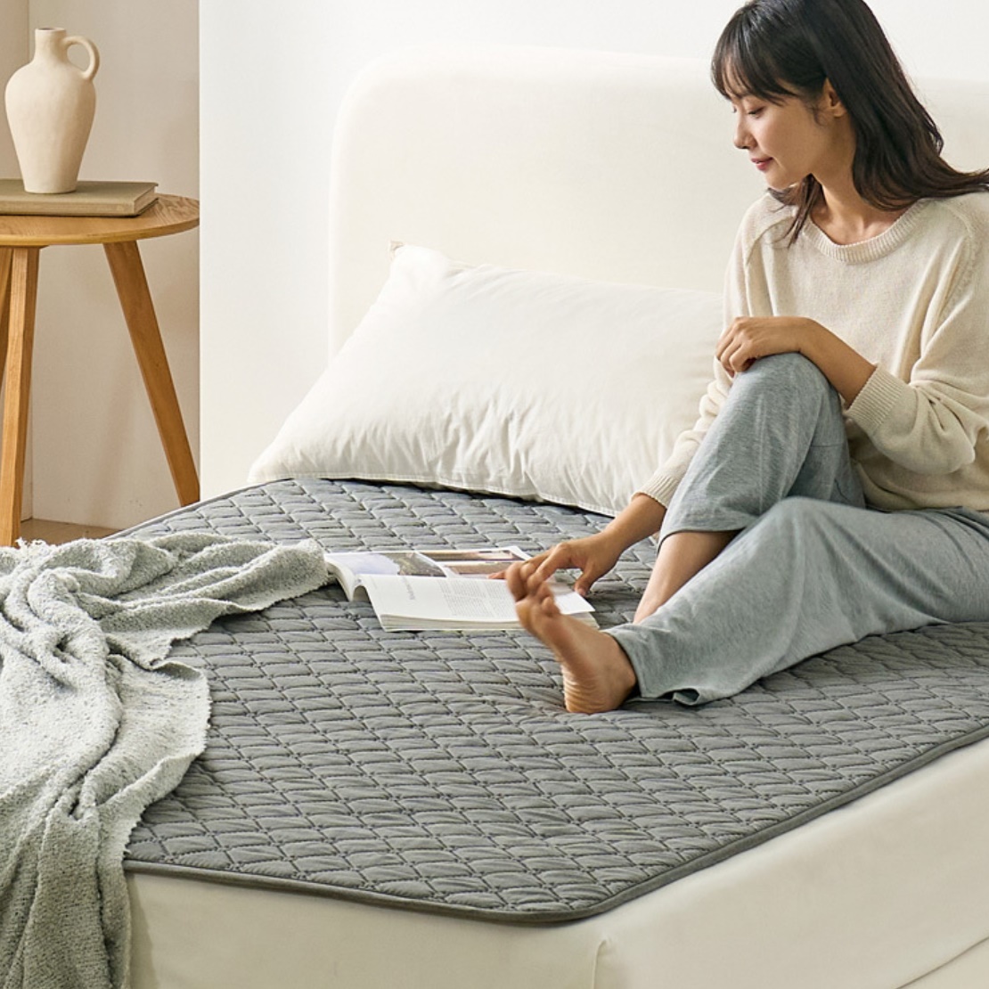 미니 싱글 침대 전기장판 침대용 전기요 여행용 전기장판