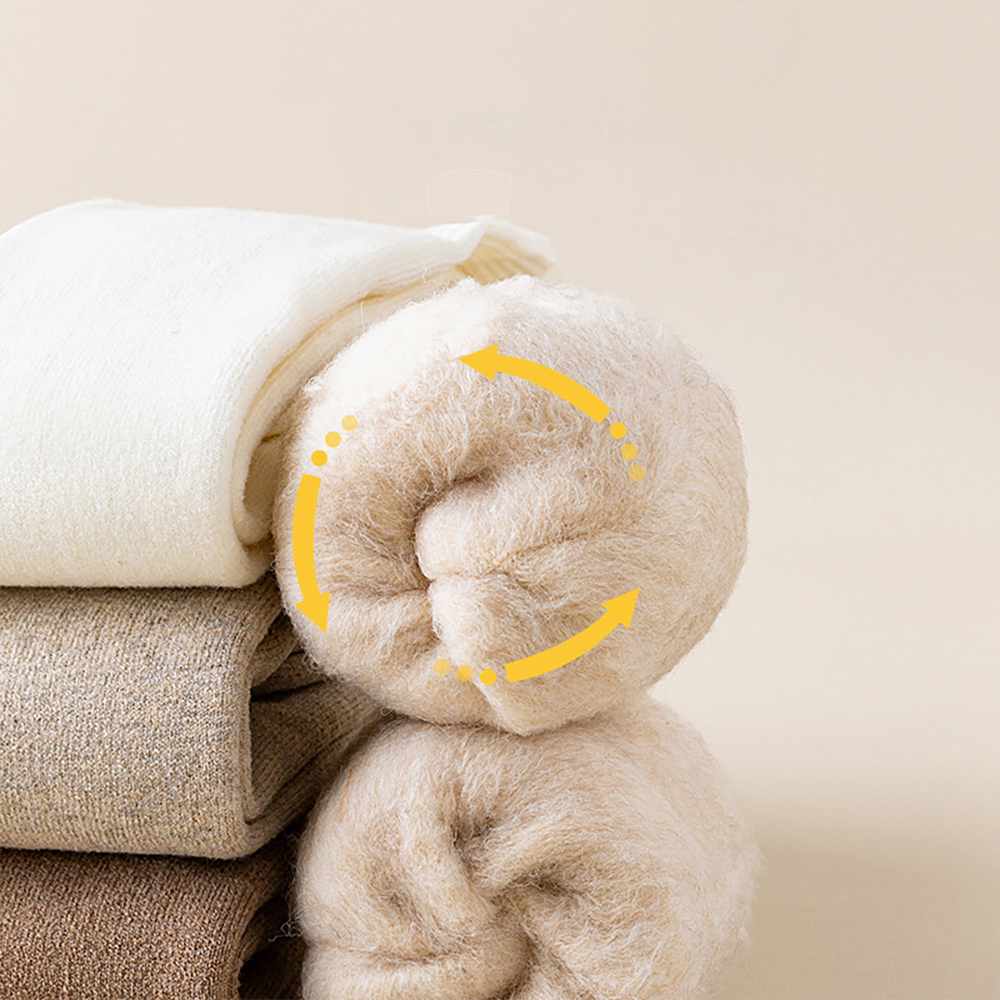 겨울 두꺼운 따뜻한 웜 기모 데일리 크루삭스 무압박 쿠션 수면 기모 양말