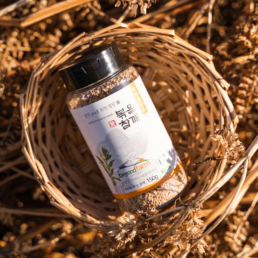 국산 볶음참깨 저온로스팅 150g 농부플러스 - 메인 이미지