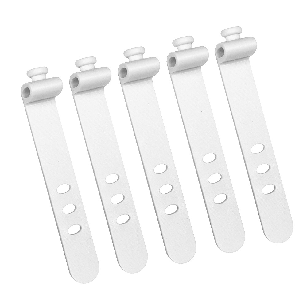 실리콘 케이블타이 S0 5개 홀더 전선 줄 선정리