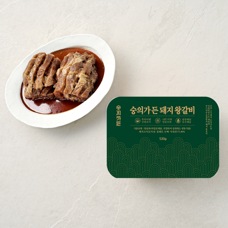 [숭의가든] 돼지 왕갈비 (2대) - 상품 이미지