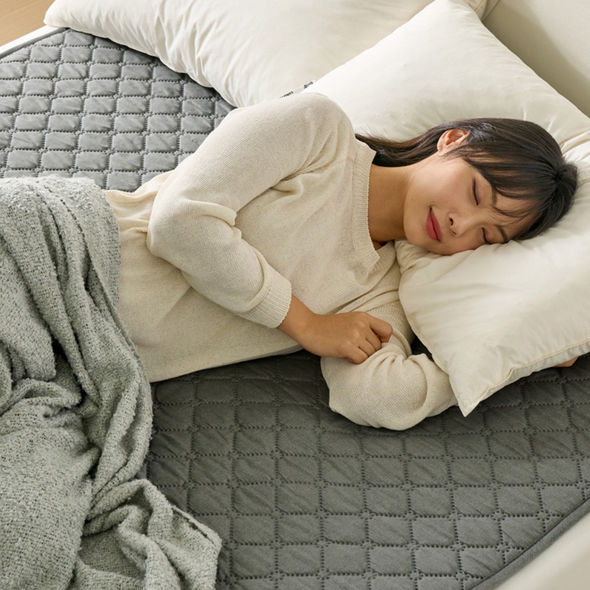 퀸 침대 전기장판 침대용 전기요 세탁가능 전기장판