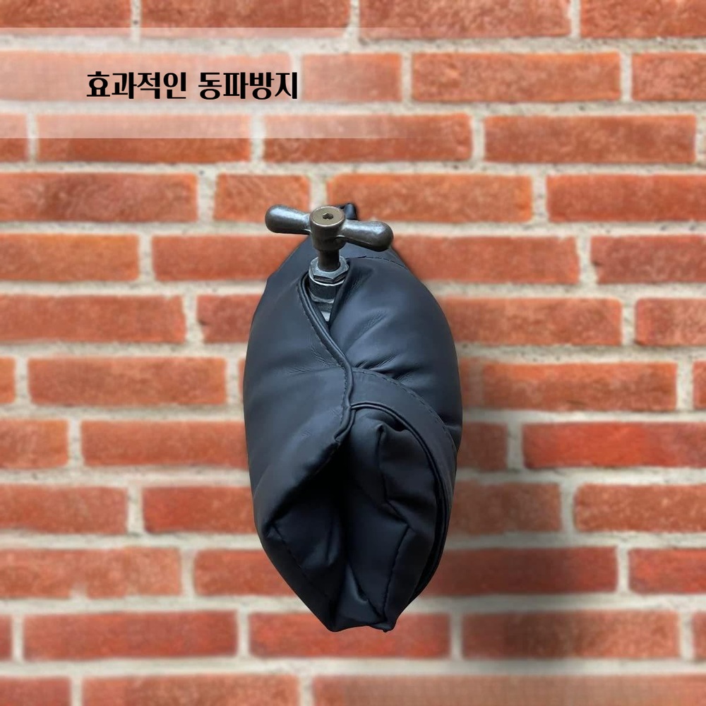 겨울 수도꼭지 동파방지 패딩커버 보호커버 - 상세 이미지 2