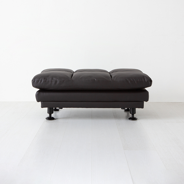 앰보 스툴 소가죽 블랙브라운 3463.1123