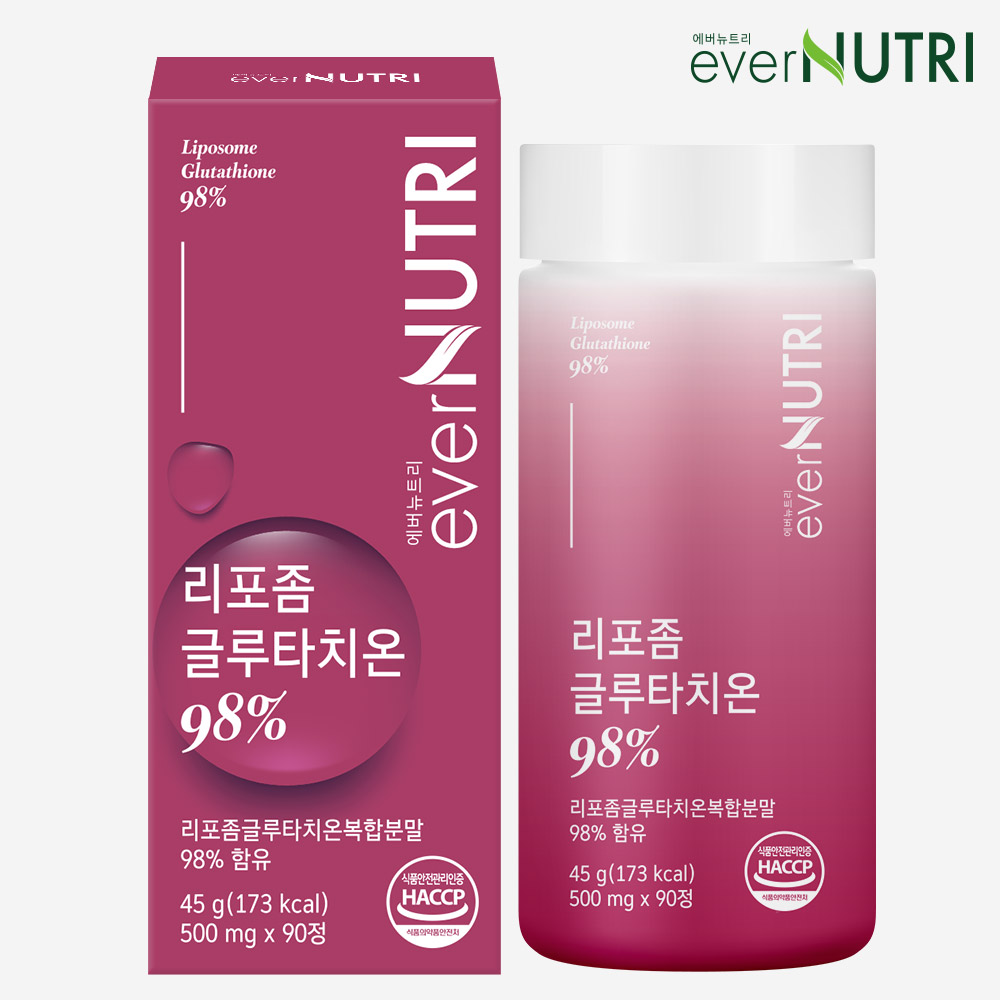 에버뉴트리 고순도 리포좀 글루타치온 98% 비타민C 90정, 2개 - 상세 이미지 2