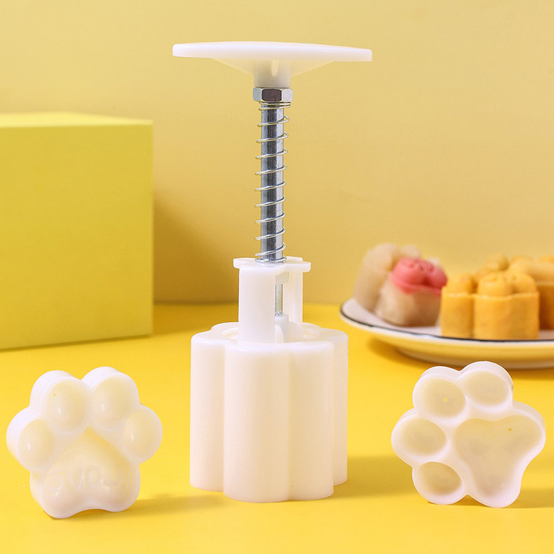 발바닥월병틀50g 모양 쿠키틀 월병프레스50g 떡살 베이킹틀 도구 떡도장 화과자틀 베이킹 - 상세 이미지 5