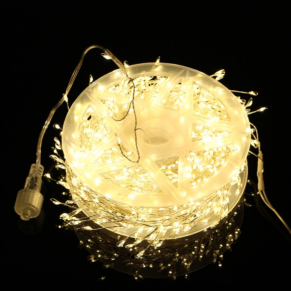 크리스마스 LED 지네조명 야외트리전구 1000구 전원잭o 실버선